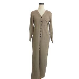 Madewell Stitched Pocket Coverall Jumpsuit Size S